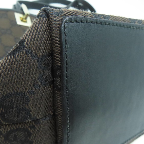 Gucci Brown and Black Shoulder Bag - Picture 9 of 11